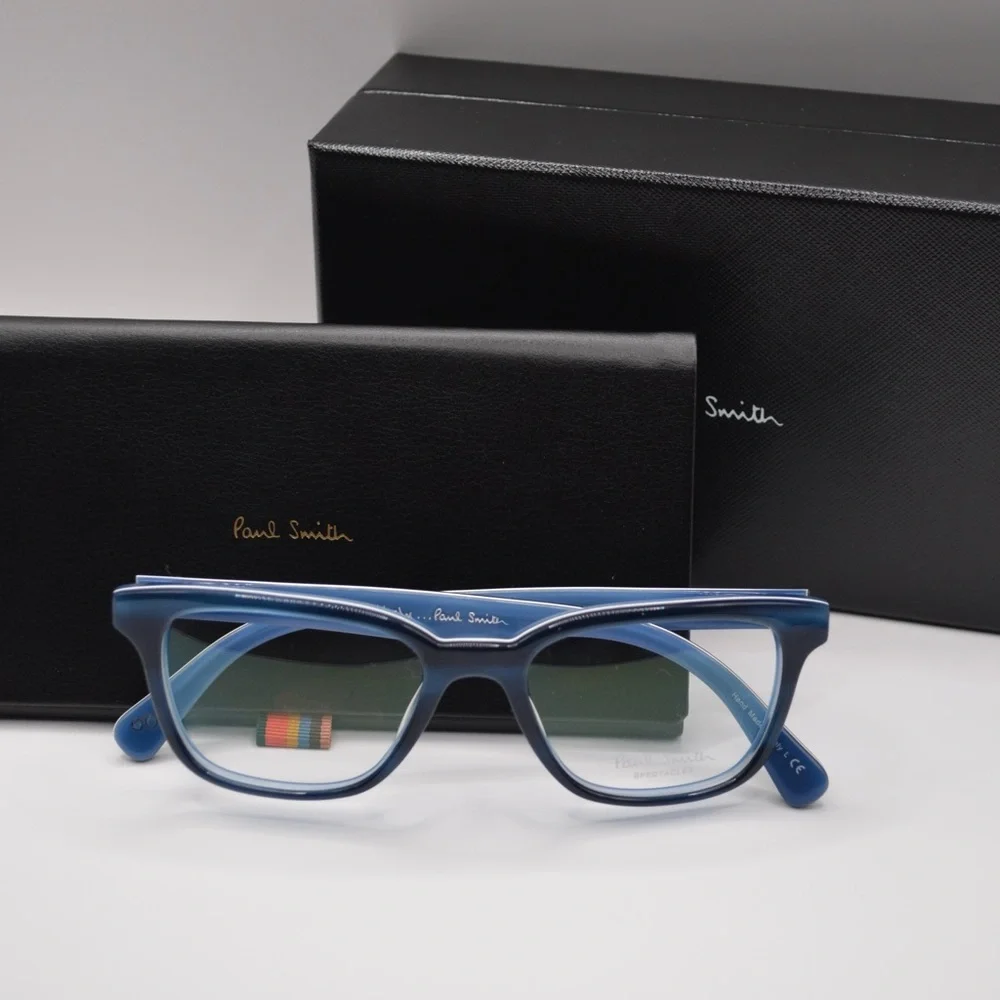 Paul Smith Women’s Eyeglasses | Deluxe Onyx Stripe Blue | New